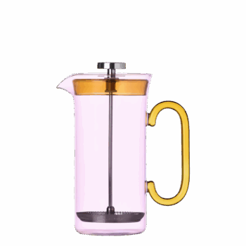 Veľký French Press Ichendorf v ružovom prevedení je štýlovým doplnkom, ktorý nesmie chýbať žiadnemu milovníkovi kvalitnej kávy, ktorý ocení jedinečný dizajn.