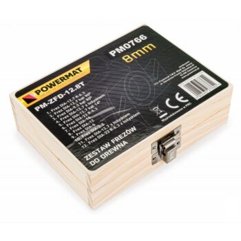 Frézky na opracovanie dreva 12 ks PM-ZFD-12.8T