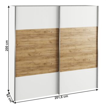 Spálňová zostava Gabriela New 160 v elegantnom prevedení biela / dub artisan je ideálnou voľbou pre tých, ktorí hľadajú moderný a funkčný nábytok do svojej spálne. Táto zostava od renomovanej značky KONDELA ponúka nielen štýlový vzhľad, ale aj praktické využitie…