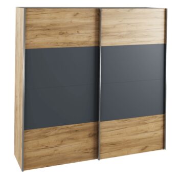Spálňová zostava Gabriela New 160 v elegantnom prevedení dub artisan a grafit je ideálnou voľbou pre tých, ktorí hľadajú moderný a funkčný nábytok do svojej spálne. Táto zostava je navrhnutá tak, aby poskytovala maximálny komfort a štýl, pričom jej dizajn sa ľahko prispôsobí…