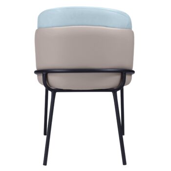 Predstavujeme vám dizajnové kreslo Ganon, ktoré je ideálnym doplnkom pre váš interiér. Toto klasické kreslo vyniká svojím moderným vzhľadom a farebnou kombináciou béžovej, modrej a čiernej, ktorá dodáva priestoru eleganciu a štýl.