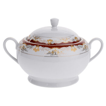 Predstavujeme vám elegantnú porcelánovú jedálenskú súpravu Garida Typ 2, ktorá sa stane skvostom vašej kuchyne. Táto súprava obsahuje 57 kusov, ktoré sú navrhnuté tak, aby priniesli do vášho domova moderný a sofistikovaný vzhľad. Vďaka kombinácii farieb biela, hnedá, zlatá…