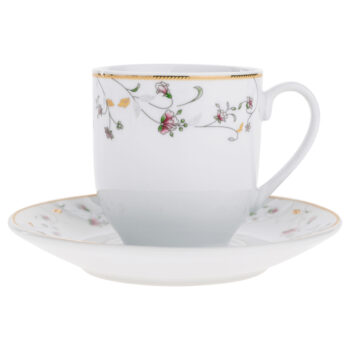 Predstavujeme vám elegantnú porcelánovú jedálenskú súpravu Garida Typ 3, ktorá sa skladá z 57 kusov a je ideálnym doplnkom pre každú modernú domácnosť. Táto súprava vyniká svojím sofistikovaným dizajnom, ktorý kombinuje bielu, zlatú, ružovú a zelenú farbu, čím dodáva vášmu…