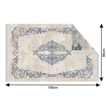 S dávkou elegancie a štýlu prichádza nádherný obojstranný koberec GAZAN 180x270 cm. Stane sa nie len praktickým pomocníkom, ale aj skvelým elegantným doplnkom, ktorý oživí priestor a vnesie do Vášho bývania nezameniteľný dizajn. Ak Vás omrzí z jednej strany jednoducho si ho otočíte na druhú…