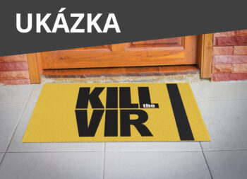 GDmats, Rohožka s vlastnou potlačou (logom) na mieru MK415 Velour – na von aj na doma, 250x150, viacfarebná