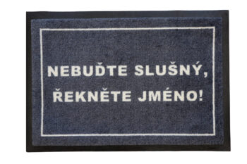 GDmats, Slušná rohožka 40x60 cm – na von aj na doma, 40x60, šedá