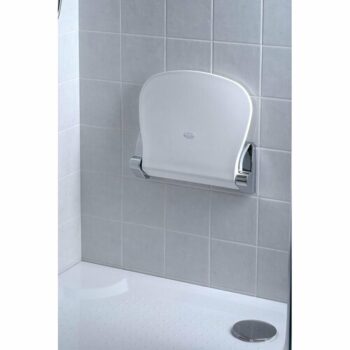 GEDY 2282 Sound sklopné sedátko do sprchového kúta, 38 x 35,5 cm, biela