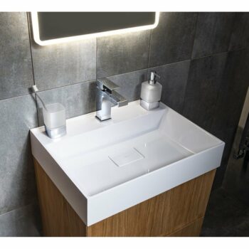 GEDY 545513 Lounge dávkovač mydla na postavenie 280 ml, mliečne sklo/chróm