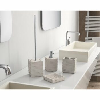 GEDY QU3366 Quadrotto WC štetka na postavenie, tortora