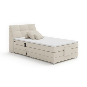 Elektrická polohovacia jednolôžková posteľ Gerona New 120 v elegantnej béžovej farbe je ideálnym riešením pre tých, ktorí hľadajú komfort a moderný dizajn. Táto posteľ je navrhnutá tak, aby poskytovala maximálne pohodlie a funkčnosť, pričom jej štýlový vzhľad sa hodí do každého…