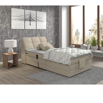 Elektrická polohovacia jednolôžková posteľ Gerona New 120 v elegantnej béžovej farbe je ideálnym riešením pre tých, ktorí hľadajú komfort a moderný dizajn. Táto posteľ je navrhnutá tak, aby poskytovala maximálne pohodlie a funkčnosť, pričom jej štýlový vzhľad sa hodí do každého…