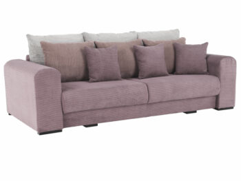 Rozkladacia pohovka s úložným priestorom Gilen Big Sofa v elegantnej kombinácii farieb fialová, staroružová a béžová je ideálnym riešením pre moderné interiéry. Táto pohovka od značky KONDELA ponúka nielen štýlový vzhľad, ale aj praktické funkcie, ktoré ocení každá domácnosť.