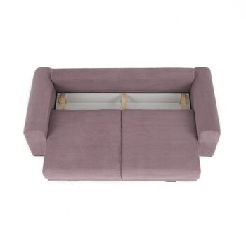 Rozkladacia pohovka s úložným priestorom Gilen Big Sofa v elegantnej kombinácii farieb fialová, staroružová a béžová je ideálnym riešením pre moderné interiéry. Táto pohovka od značky KONDELA ponúka nielen štýlový vzhľad, ale aj praktické funkcie, ktoré ocení každá domácnosť.