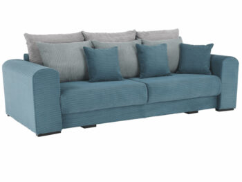 Rozkladacia pohovka s úložným priestorom Gilen Big Sofa v elegantnej kombinácii farieb modrá, mentolová a svetlosivá je ideálnym riešením pre moderné interiéry. Táto pohovka od značky KONDELA ponúka nielen štýlový vzhľad, ale aj praktické funkcie, ktoré ocení každá…