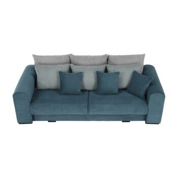 Rozkladacia pohovka s úložným priestorom Gilen Big Sofa v elegantnej kombinácii farieb modrá, mentolová a svetlosivá je ideálnym riešením pre moderné interiéry. Táto pohovka od značky KONDELA ponúka nielen štýlový vzhľad, ale aj praktické funkcie, ktoré ocení každá…