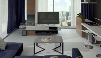 NABBI Ginzo konferenčný stolík betón – Obrázok 2