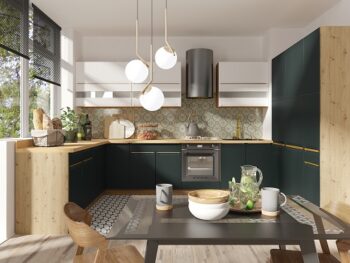 Kuchyňa GLADIOLA - GREEN je v štýlovom a funkčnom prevedení. Je vhodná do modernej aj klasickej kuchyne.Korpus nábytku je vyrobený z kvalitnej LTD dosiek vo farbe dub Artisan, v matnom prevedení. Dvierka sú vyrobené z MDF dosky. Nábytok je nenáročný na údržbu. Disponuje tichým dovieraním dvierok. Nožičky sú regulovateľné.Dolná skrinka GLADIOLA je v zelenom matnom prevedení.  Rozmery (š,v,h): 40 x 82 x 51 cm.Sokel a pracovnú dosku je potrebné dokúpiť, nie sú súčasťou skrinky.Dodávame v demontovanom stave.