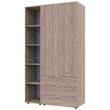 Tento regál je vyrobený z aglomerovaného materiálu DTD, čo mu dodáva pevnosť a odolnosť voči…