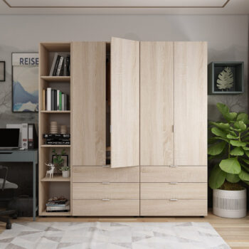 NABBI Gores regál dub sonoma – Obrázok 8