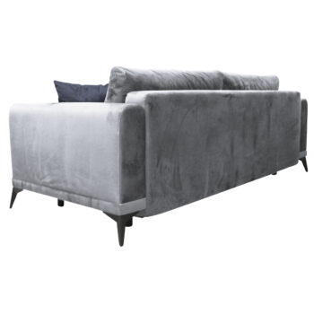 KONDELA Grace Big Sofa rozkladacia pohovka s úložným priestorom svetlosivá / sivá – Obrázok 6
