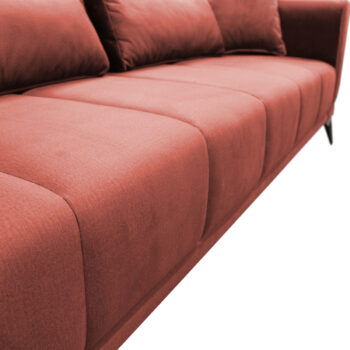 Rozkladacia pohovka s úložným priestorom Grace Big Sofa v terakotovej farbe je ideálnym riešením pre moderné interiéry, kde sa kladie dôraz na funkčnosť a štýl. Táto pohovka od značky KONDELA ponúka nielen pohodlné sedenie, ale aj praktickú možnosť rozloženia na lôžko s rozmermi 146 x 200 cm, čo…