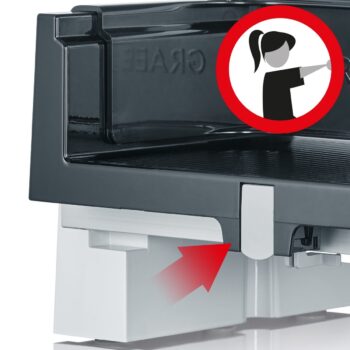 GRAEF SKS 11022 elektrický krájač s 2 kotúčmi, čierna