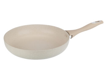 Skvelým praktickým pomocníkom v kuchyni s uhladeným moderným dizajnom sa stane granitová panvica s nepriľnavým povrchom GRANITA 28 cm. Panvica je inšpirovaná prírodou a na jej výrobu boli použité tie najlepšie materiály. Vnútro panvice je potiahnuté nepriľnavým povrchom s kamenným efektom…