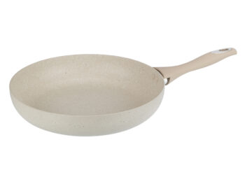 Skvelým praktickým pomocníkom v kuchyni s uhladeným moderným dizajnom sa stane granitová panvica s nepriľnavým povrchom GRANITA 30 cm. Panvica je inšpirovaná prírodou a na jej výrobu boli použité tie najlepšie materiály. Vnútro panvice je potiahnuté nepriľnavým povrchom s kamenným efektom…