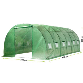 Záhradný fóliovník GREENHOUSE s rozmermi 600x300x200 cm Vám splní všetky Vaše želania o kvalitnej domácej zelenine a ovocí. Konštrukcia fóliovníka pozostáva z rúrok z pozinkovanej ocele o rozmeroch 19 mm x 0,65 mm a zabezpečuje dostatočnú stabilitu fóliovníka aj v nepriaznivom počasí.…