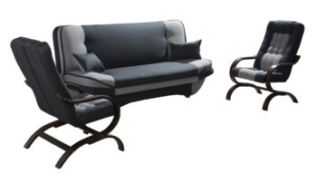 Trojsedák GREGOR v klasickom dizajne. Trojsedák je rozkladací, po rozložení vznikne ložná plocha s rozmerom 200 x 122 cm.Rozmery trojsedáka GREGOR v/š/h 100/200/95 cm.Farebné prevedenie Inari 91 a Inari 95. Drevené nožičky majú farbu orech. Vankúše nie sú v cene. V ponuke aj trojsedák s možnosťou výberu látky.Odporúčame dokúpiť GREGOR kreslo, Inari 91/95, viď doporučené doplnky.