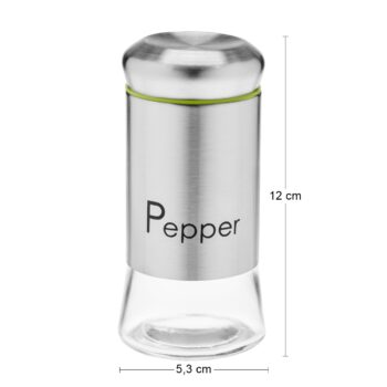 Okoreňte si život s praktickou koreničkou GRENO 0,15 l. Vyrobená je z priehľadného skla v kombinácii s kvalitnou oceľou s práškovou povrchovou úpravou, je v nerezovom prevedení. Stane sa nie len praktickým pomocníkom, ale bude tiež krásnym doplnkom v kuchyni. Má uzatvárateľné skrutkovacie veko,…