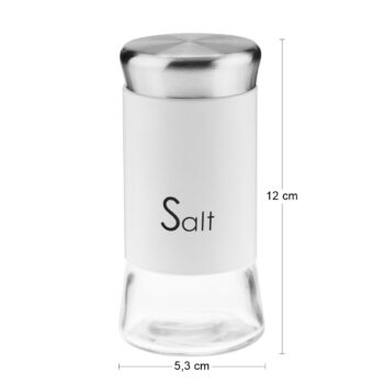 Dosoľujte podľa svojej chuti s praktickou soľničkou GRENO 0,15 l. Vyrobená je z priehľadného skla v kombinácii s kvalitnou oceľou s práškovou povrchovou úpravou, je v bielom prevedení. Stane sa nie len praktickým pomocníkom, ale bude tiež krásnym doplnkom v kuchyni. Má uzatvárateľné skrutkovacie…