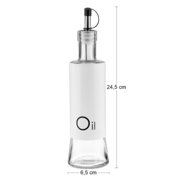 Dodajte ten správny šmrnc šalátom či iným pokrmom najmä v lete, ale samozrejme tiež aj v iných ročných obdobiach s kvalitným olejom či balzamikom. S dávkovačom na olej GRENO 0,32 l Vám pôjde príprava pokrmov ako od ruky. Vyrobený je zo skla v kombinácii s oceľou s práškovou povrchovou úpravou,…