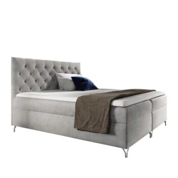Boxspringová manželská posteľ Guliette 120 v elegantnej svetlosivej farbe (Velvet) je ideálnou voľbou pre tých, ktorí hľadajú moderný a funkčný nábytok do spálne. Táto posteľ od renomovanej značky KONDELA ponúka nielen štýlový vzhľad, ale aj praktické riešenia…