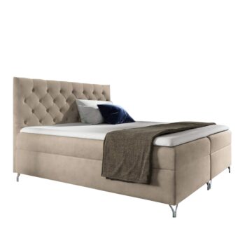 Boxspringová manželská posteľ Guliette 140 v elegantnej béžovej farbe (Velvet) je ideálnou voľbou pre tých, ktorí hľadajú moderný a pohodlný nábytok do spálne. Táto posteľ kombinuje štýlový dizajn s praktickými funkciami, ktoré zaručujú komfortný spánok a optimálne využitie…