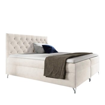 Boxspringová manželská posteľ Guliette 140 v elegantnej bielej farbe (Velvet) je ideálnym riešením pre tých, ktorí hľadajú moderný a funkčný nábytok do spálne. Táto posteľ od renomovanej značky KONDELA ponúka nielen štýlový vzhľad, ale aj praktické úložné priestory, ktoré ocení každý, kto…