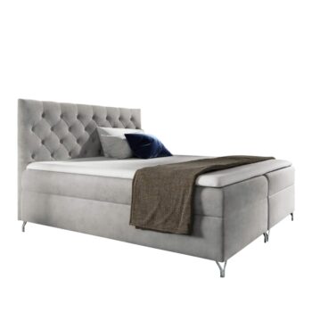 Boxspringová manželská posteľ Guliette 140 v elegantnej svetlosivej farbe Velvet je ideálnym riešením pre tých, ktorí hľadajú moderný a funkčný nábytok do spálne. Táto posteľ od renomovanej značky KONDELA ponúka nielen komfortný priestor na spanie s rozmermi 140 x 200 cm, ale aj praktický úložný…