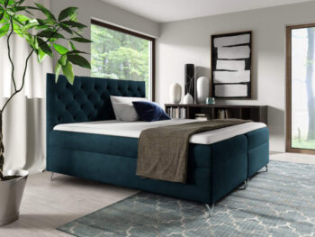 Predstavujeme vám boxspringovú manželskú posteľ Guliette 140 v elegantnej tmavomodrej farbe Velvet, ktorá sa stane skvostom vašej spálne. Táto moderná posteľ od značky KONDELA je navrhnutá tak, aby poskytovala maximálny komfort a štýl pre dve osoby. S celkovou plochou na spanie 140 x 200 cm…
