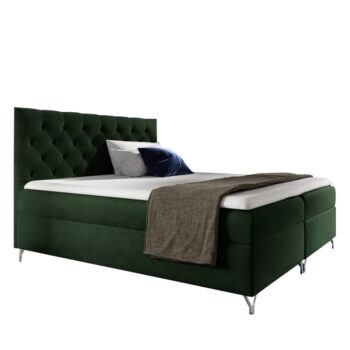 Predstavujeme vám boxspringovú manželskú posteľ Guliette 160 v elegantnej zelenej farbe Velvet, ktorá sa stane skvostom vašej spálne. Táto posteľ je ideálnou voľbou pre tých, ktorí hľadajú spojenie moderného dizajnu a praktickosti. S rozmermi 160 x 200 cm poskytuje dostatok priestoru na pohodlný…