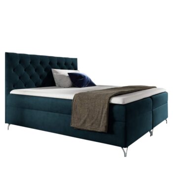 Predstavujeme vám boxspringovú manželskú posteľ Guliette 180 v elegantnej tmavomodrej farbe Velvet, ktorá sa stane dominantou vašej spálne. Táto moderná posteľ je navrhnutá pre tých, ktorí hľadajú kombináciu štýlu a funkčnosti. S rozmermi 180 x 200 cm poskytuje dostatok priestoru pre pohodlný…