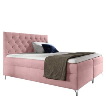 Objavte eleganciu a pohodlie s boxspringovou manželskou posteľou Guliette 200 v očarujúcej ružovej farbe Velvet. Táto moderná posteľ je ideálnym riešením pre tých, ktorí hľadajú kombináciu štýlu a funkčnosti vo svojej spálni. S rozmermi 200 x 200 cm poskytuje dostatok priestoru na komfortný…