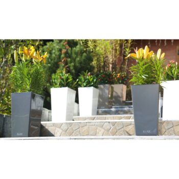Gardenico Kvetináč Elise matt sivá, 20 x 36 cm, 20 cm