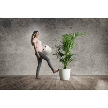 Gardenico Kvetináč Ella Twist 'n' Roll taupe, 30 cm, 30 cm