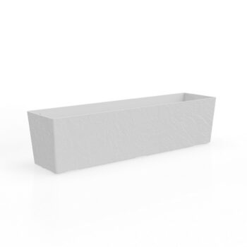 Gardenico Truhlík Florence Stone biela, 75 cm, 75 cm