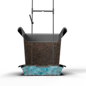 Gardenico Veľkoobjemový truhlík Magnus terakota, 80 cm, 80 cm