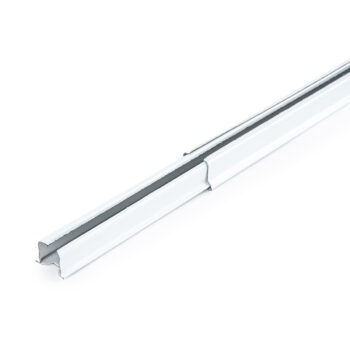 Gardinia Koľajnička U-Ext rozťažná komplet 110 - 200 cm, biela, 110 - 200 cm