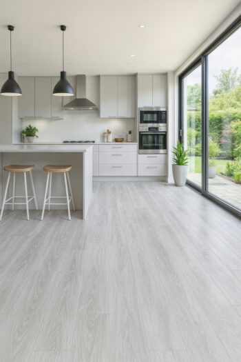 Gerflor, PVC podlaha - lino Loftex 2169 Boutic Light Grey, na mieru, šíře 2m,4m, šedá, filc, chodba / predsieň