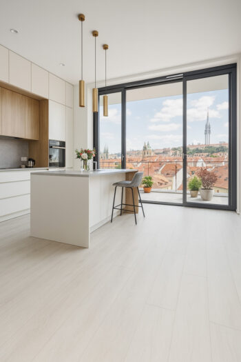 Gerflor, PVC podlaha - lino Loftex 2170 Boutic Clear, na mieru, šíře 2m,4m, šedá, filc, chodba / predsieň