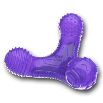 GiGwi Žuvacia hračka pre psov Trojhviezda Multi-Sounds Bone, 16 x 14 cm