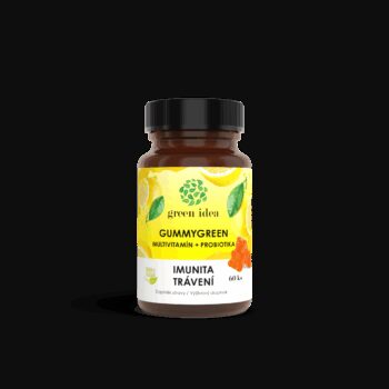 Gummygreen Pektínové cukríky Multivitamín + Probiotika